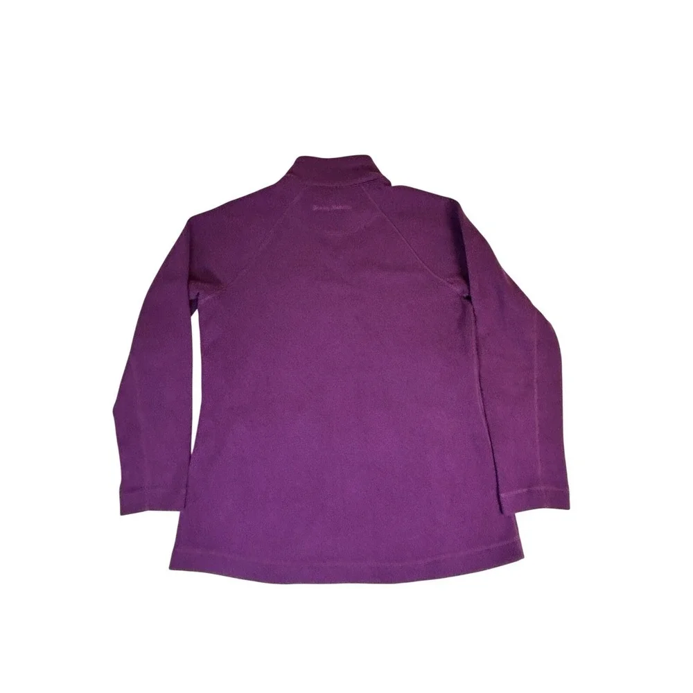 Tommy Bahama Aruba Full Zip Sweatshirt Jacket Purple‎ Size Large Pineapple Logo